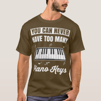 Piano-Geschenk Keyboard Pianist Klaviermusik T-Shirt