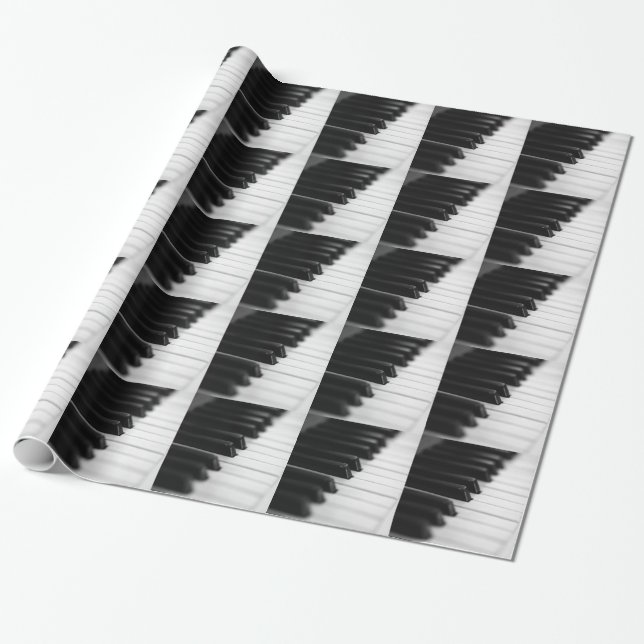 piano geschenkpapier (Ungerollt)