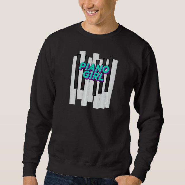 Piano Girl 2 Sweatshirt (Vorderseite)