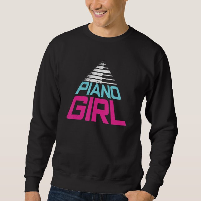 Piano Girl Sweatshirt (Vorderseite)