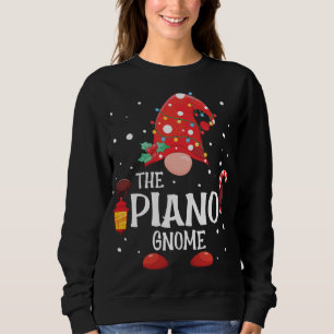 Piano Gnome Matching Family Gnome Pa Sweatshirt