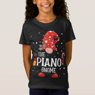 Piano Gnome Matching Family Gnome Pa T-Shirt