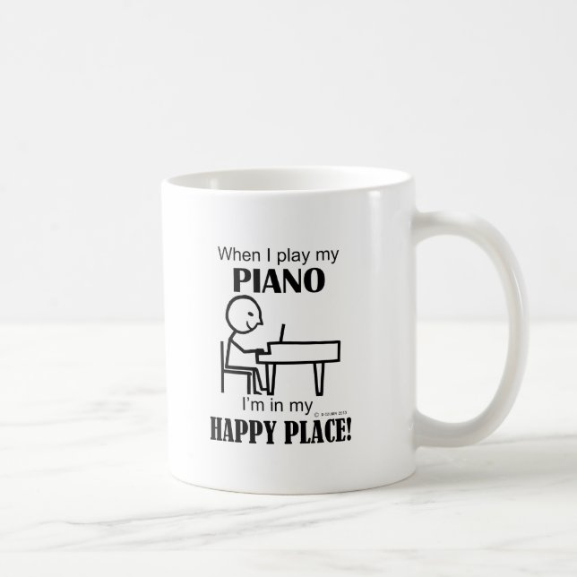 Piano Happy Place Tasse (Rechts)