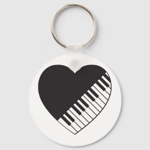 Piano Heart Schlüsselanhänger