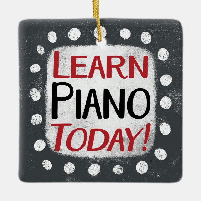 Piano Heute Ornament lernen (Vorderseite)