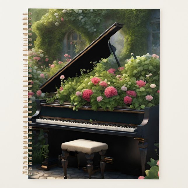 Piano in Bloom- Gartenmalerei Planer (Vorderseite)