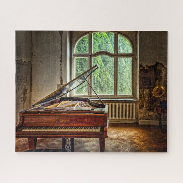 Piano in der Villa Puzzle (Horizontal)