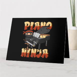 Piano Japan Ninja Keyboard Player Pianist Musik in Karte