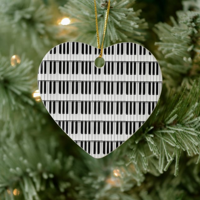 Piano Keramik Ornament (Baum)