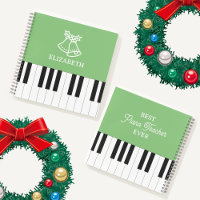Piano Key Bester Klavierlehrer Weihnachten Grün