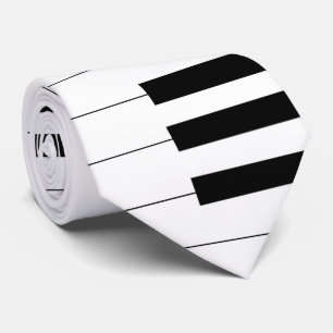 Piano Key Board Muster Neck Tie Krawatte