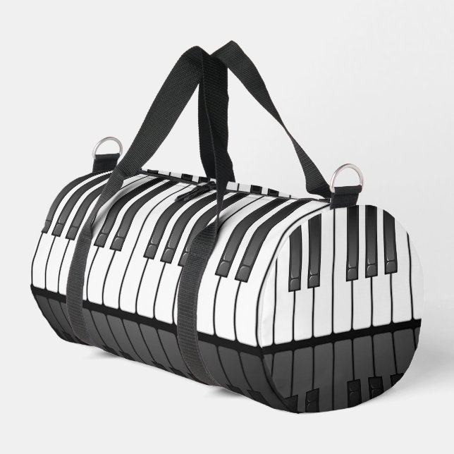 Piano Keyboard Design Duffel Bag Duffle Bag (Linke Seite)