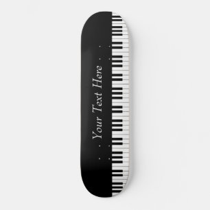 Piano Keyboard Elegant Personalized Skateboard