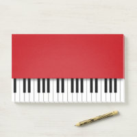 Piano Keyboard Fun Red Music