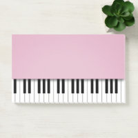 Piano Keyboard Fun Rosa Musiknoten