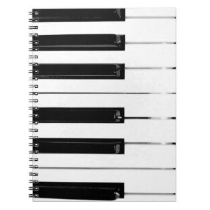 Piano Keyboard Keys Notizblock