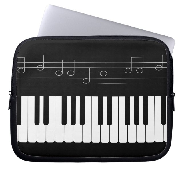 Piano keyboard laptopschutzhülle (Vorderseite)
