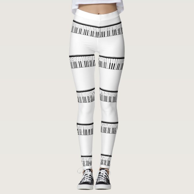 Piano Keyboard Leggings (Vorderseite)