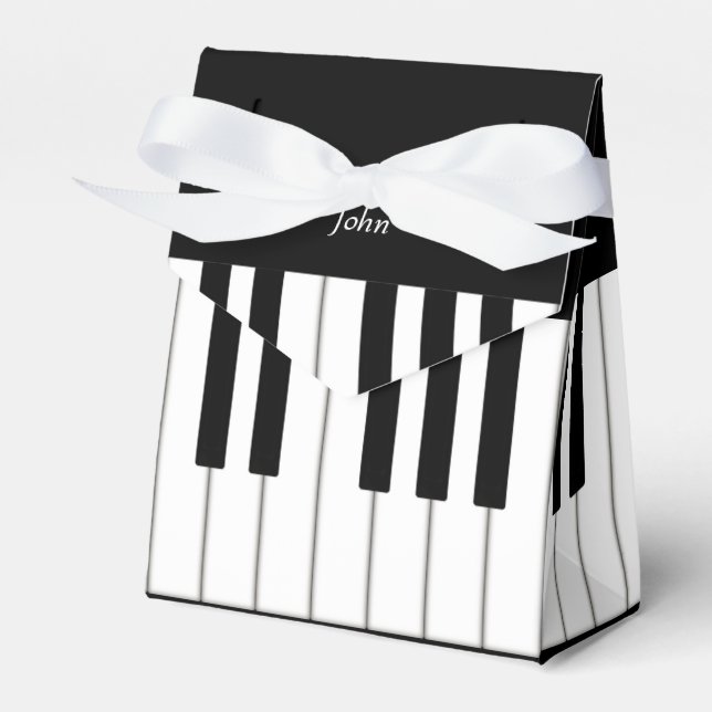 Piano Keyboard Music Event Erwägung Personalisiert Geschenkschachtel (Vorderseite)
