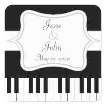 Piano Keyboard Music Gastgeschenk Hochzeit