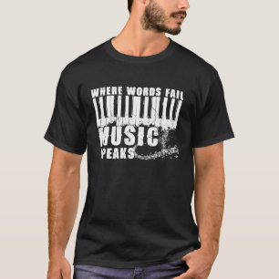 Piano Keyboard Pianist Musiklehrer Geschenk Premiu T-Shirt