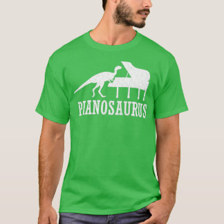 Piano Keyboard Pianosaurus T-Shirt