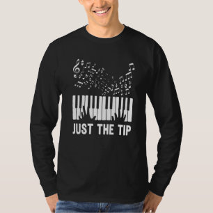 Piano-Keyboard-Player, nur der Tipp-Pianist T-Shirt