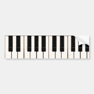 Piano Keys Autoaufkleber