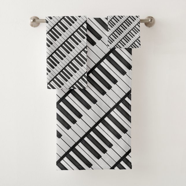 Piano Keys Badhandtuch Set (Insitu)