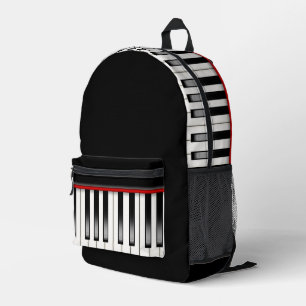 Piano Keys Bedruckter Rucksack