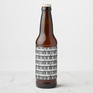 Piano Keys Bierflaschenetikett