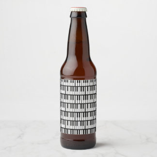 Piano Keys Bierflaschenetikett