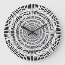 Piano Keys Black and White