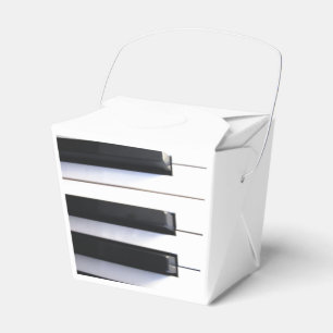 Piano Keys Favor Boxes Geschenkschachtel