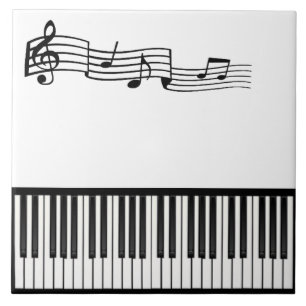 Piano Keys Fliese