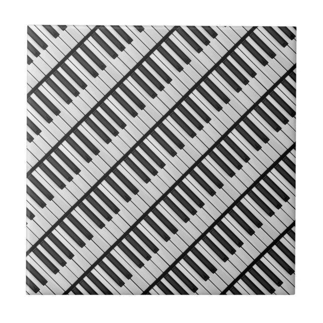 Piano Keys Fliese (Vorderseite)