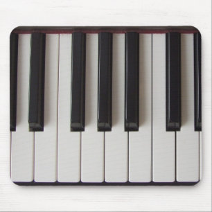 Piano Keys Ivory und Ebony Mousepad