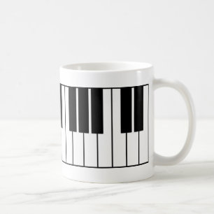 Piano Keys Kaffeetasse