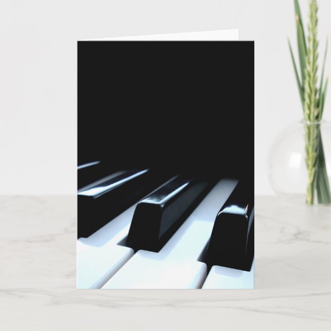 Piano Keys Karte (Vorderseite)