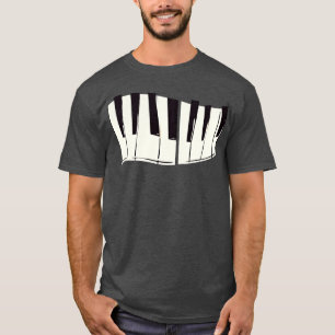 Piano Keys Keyboard Pianist Musiker T-Shirt