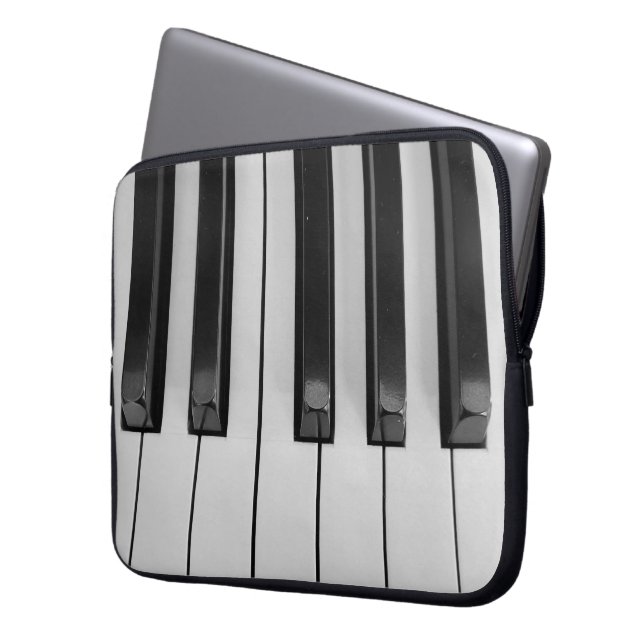Piano Keys Laptopschutzhülle (Vorderseite Links)