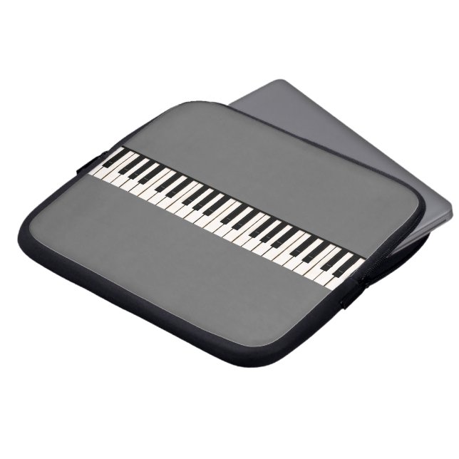 Piano Keys Laptopschutzhülle (Vorne Oben)