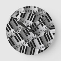 Piano Keys Layered Pattern