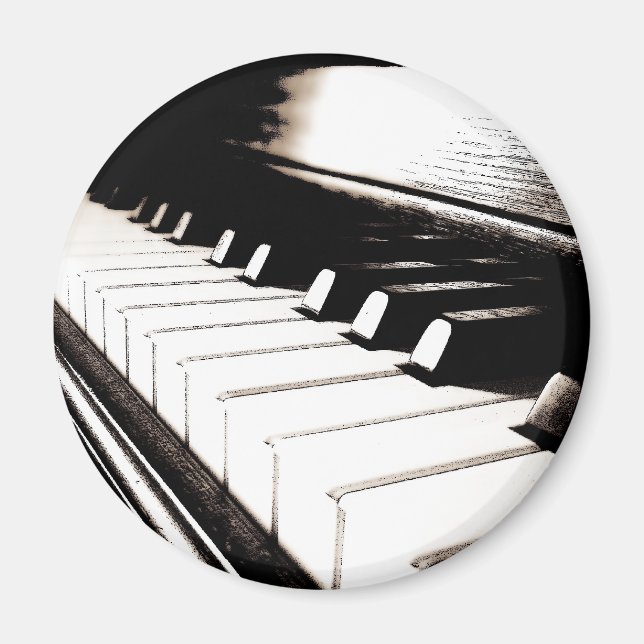 Piano Keys Macro Magnet (Vorne)