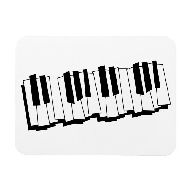 Piano Keys Magnet (Horizontal)