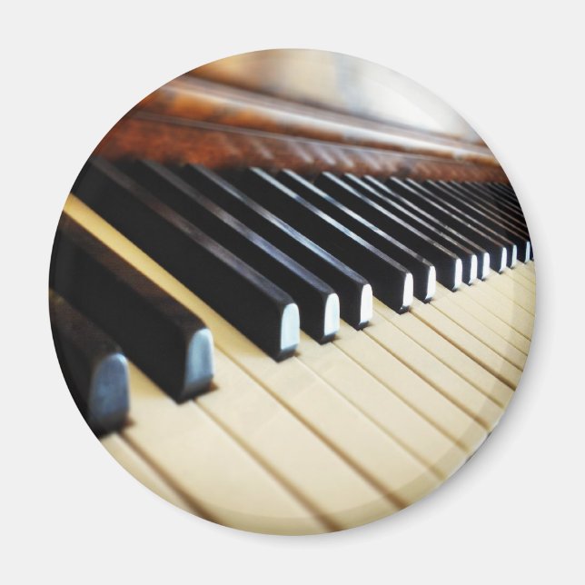 Piano Keys Music - Geschenke Rundgang Kühlschrankm Magnet (Vorne)
