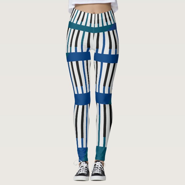 Piano Keys Music Leggings (Vorderseite)