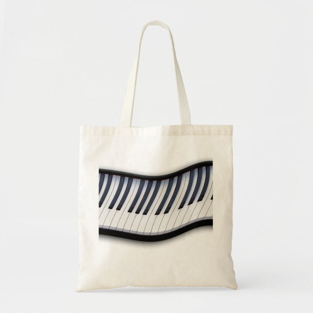 PIANO KEYS Music Lover Carry Tote Bag Tragetasche (Vorne)