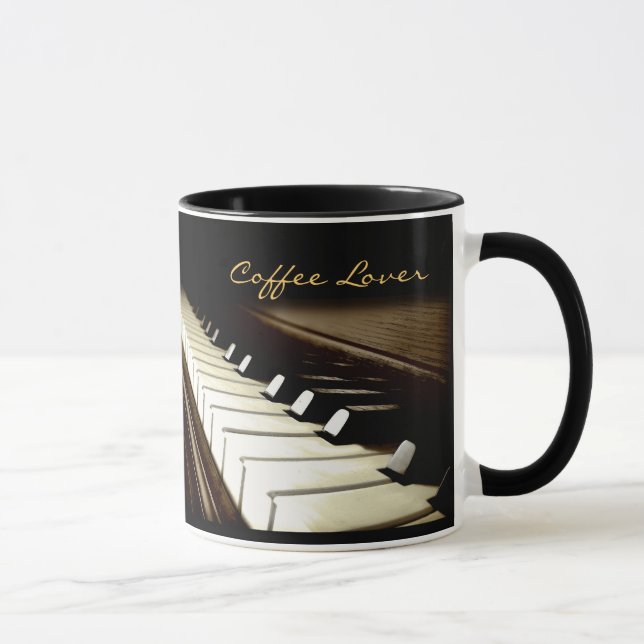 PIANO KEYS Music-Lover Drinking Tasse (Rechts)