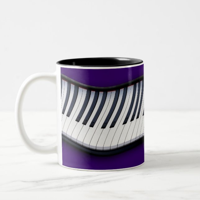 PIANO KEYS Music Lover Tasse (Links)
